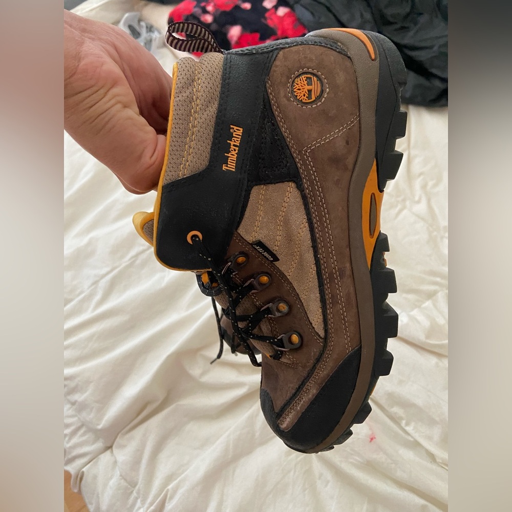 Timberland Boys Brown and Black Outdoor Boots
